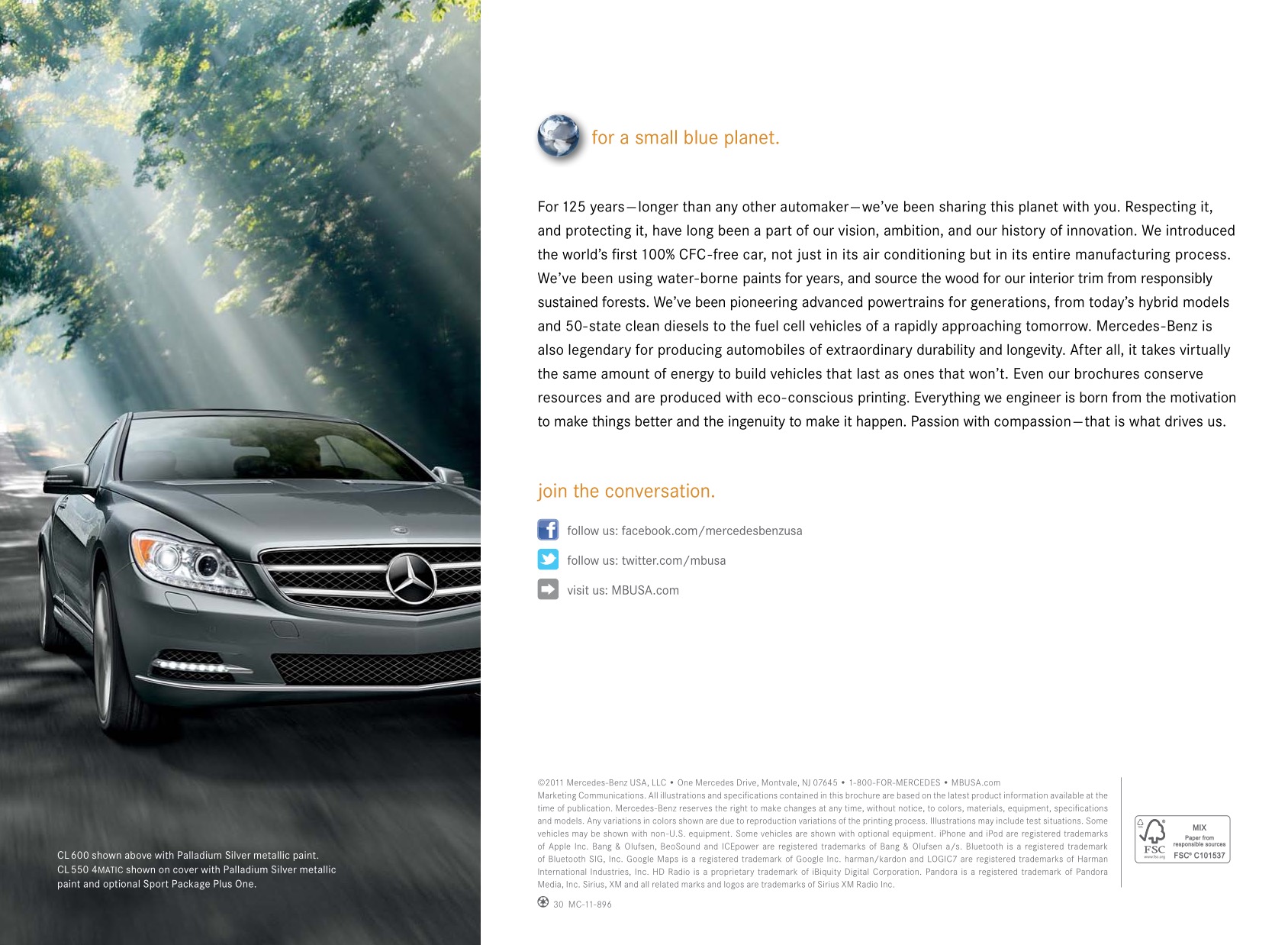 2012 Mercedes-Benz CL-Class Brochure Page 19